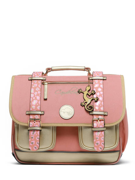 Cartable Enfant 2 Compartiments Cameleon Rose vintage fantasy CA35 vue secondaire 6