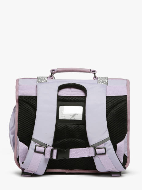 Cartable Enfant 2 Compartiments Cameleon Violet vintage fantasy CA35 vue secondaire 4