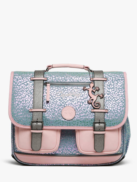 Satchel For Kids 2 Compartments Cameleon Blue vintage fantasy CA38