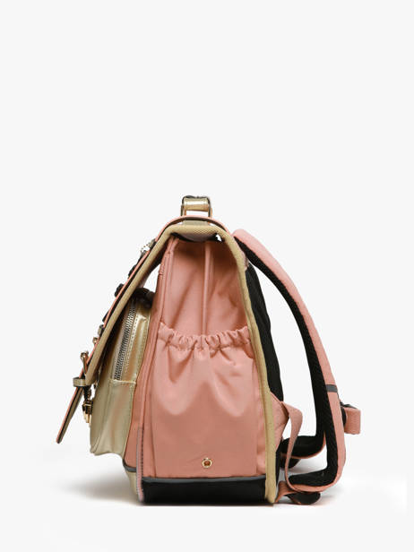 Cartable Enfant 2 Compartiments Cameleon Rose vintage fantasy CA38 vue secondaire 2