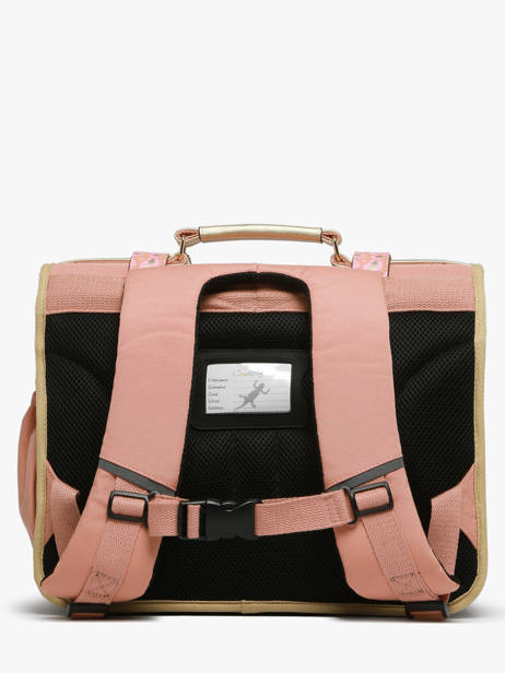 Cartable Enfant 2 Compartiments Cameleon Rose vintage fantasy CA38 vue secondaire 4