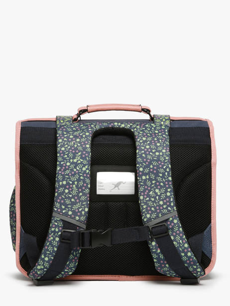 Cartable Enfant 2 Compartiments Cameleon Bleu vintage fantasy CA38 vue secondaire 4