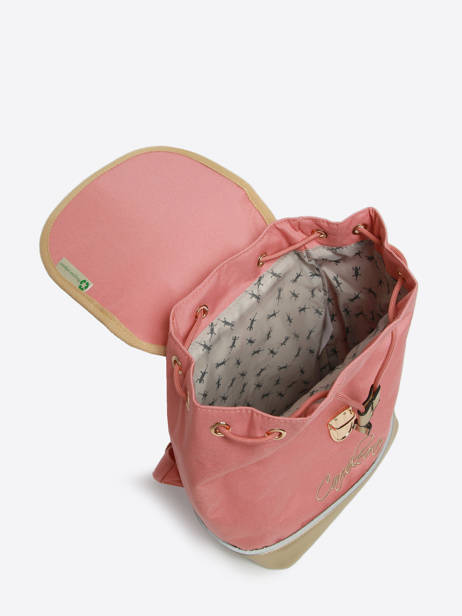 Sac à Dos 1 Compartiment Cameleon Rose vintage fantasy SD25 vue secondaire 3