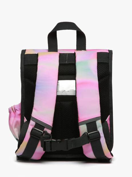 Rugzak 1 Compartiment Cameleon Roze vintage fantasy SD30 ander zicht 4