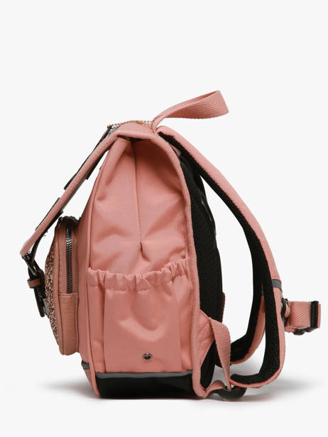 Rugzak 1 Compartiment Cameleon Roze vintage fantasy SD30 ander zicht 2