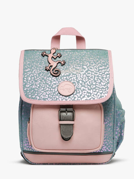 Sac  Dos 1 Compartiment Cameleon Bleu vintage fantasy SD30