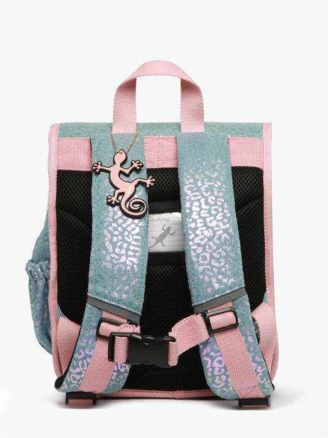 Sac à Dos 1 Compartiment Cameleon Bleu vintage fantasy SD30 vue secondaire 4