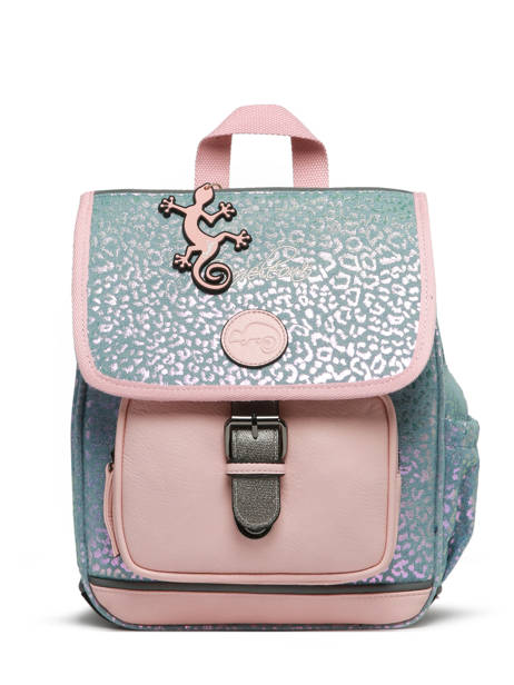 Sac à Dos 1 Compartiment Cameleon Bleu vintage fantasy SD30 vue secondaire 6