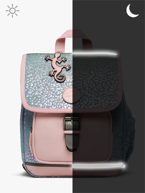 Sac à Dos 1 Compartiment Cameleon Bleu vintage fantasy SD30 vue secondaire 7