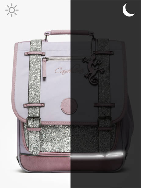 Sac à Dos Vintage Fantasy 2 Compartiments Cameleon Violet vintage fantasy SD39 vue secondaire 7