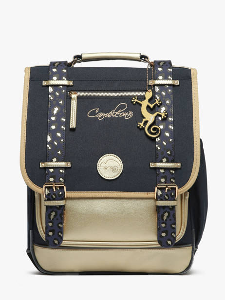 Sac  Dos Vintage Fantasy 2 Compartiments Cameleon Bleu vintage fantasy SD39