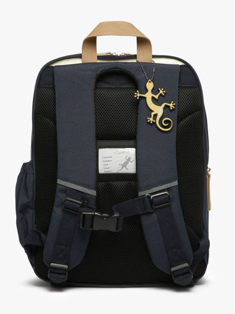 Sac à Dos 2 Compartiments Cameleon Bleu vintage fantasy SO40 vue secondaire 4