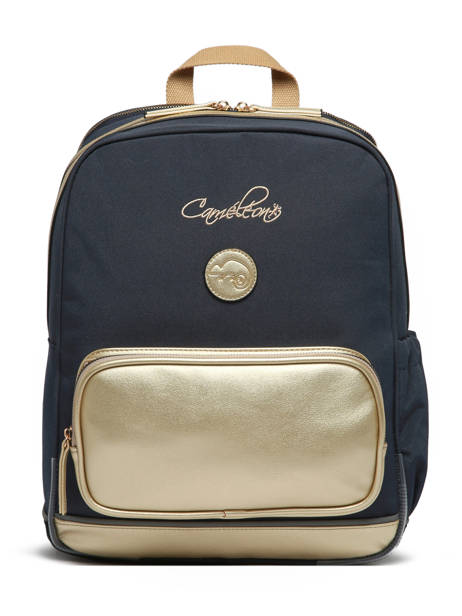 Sac à Dos 2 Compartiments Cameleon Bleu vintage fantasy SO40 vue secondaire 6