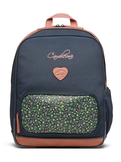Sac à Dos 2 Compartiments Cameleon Bleu vintage fantasy SO40 vue secondaire 6