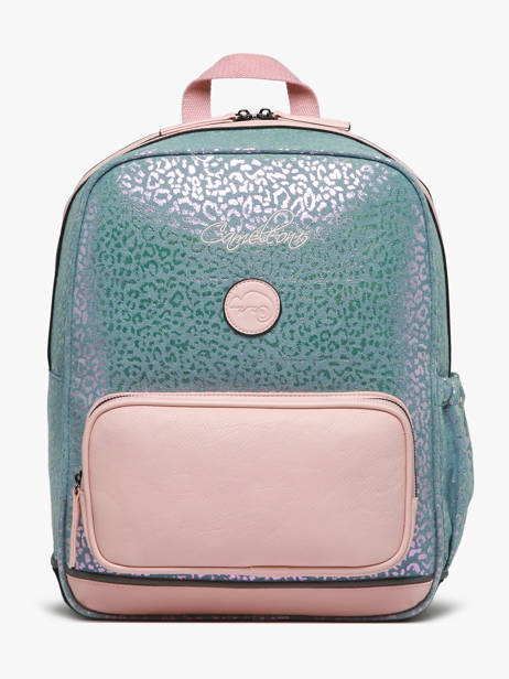 Sac  Dos 2 Compartiments Cameleon Bleu vintage fantasy SO40