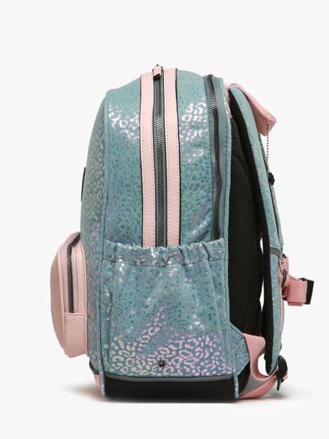 Sac à Dos 2 Compartiments Cameleon Bleu vintage fantasy SO40 vue secondaire 2