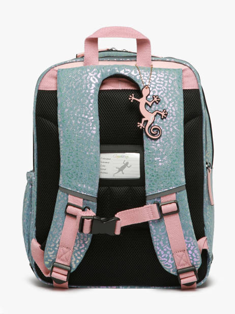 Sac à Dos 2 Compartiments Cameleon Bleu vintage fantasy SO40 vue secondaire 4
