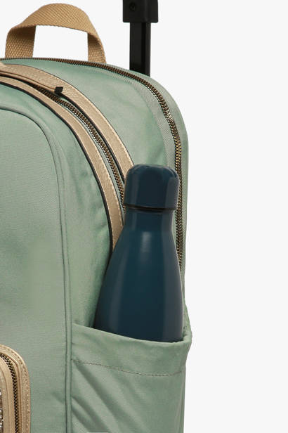 Sac A Dos à Roulettes 2 Compartiments Cameleon Vert vintage fantasy SR40 vue secondaire 6