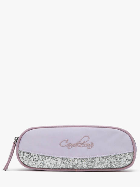 Trousse Enfant 2 Compartiments Cameleon Violet vintage fantasy TROU