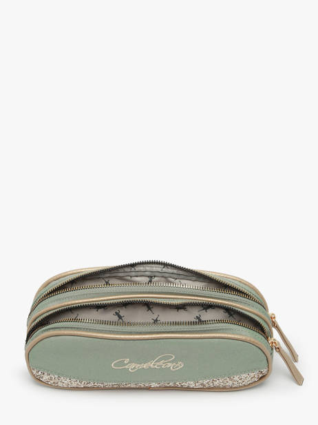 Trousse Enfant 2 Compartiments Cameleon Vert vintage fantasy TROU vue secondaire 1