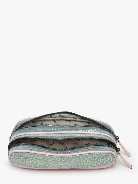 Trousse Enfant 2 Compartiments Cameleon Bleu vintage fantasy TROU vue secondaire 1