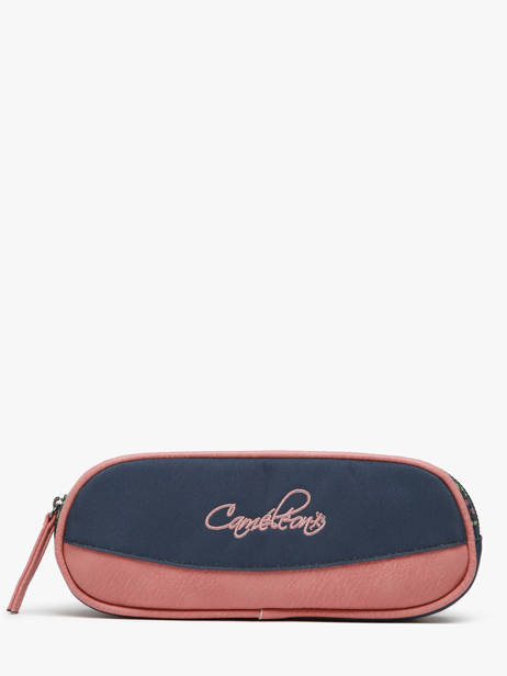 Trousse Enfant 2 Compartiments Cameleon Bleu vintage fantasy TROU