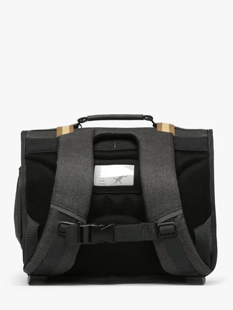 Cartable Enfant 2 Compartiments Cameleon Gris vintage urban CA35 vue secondaire 4