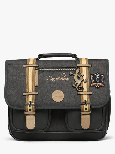 Cartable 2 Compartiments Vintage Urban Cameleon Gris vintage urban CA38