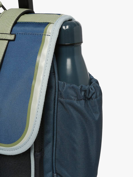 Wheeled Schoolbag For Kids 2 Compartments Cameleon Green vintage urban CR38 other view 6