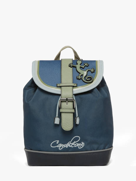 Sac  Dos 1 Compartiment Cameleon Bleu vintage urban SD25
