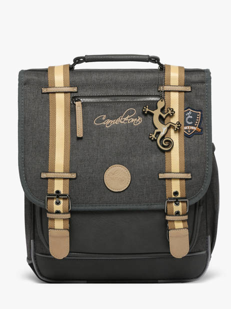 2-compartment Backpack Cameleon Gray vintage urban SD39