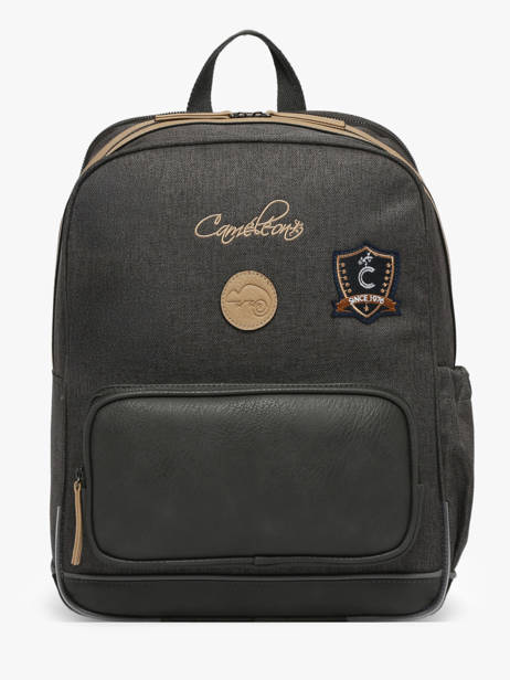 Rugzak 2 Compartimenten Cameleon Grijs vintage urban SO40