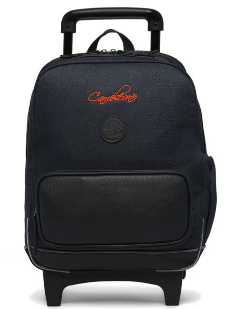 2-compartment Wheeled Schoolbag Cameleon Orange vintage urban SR40 other view 7