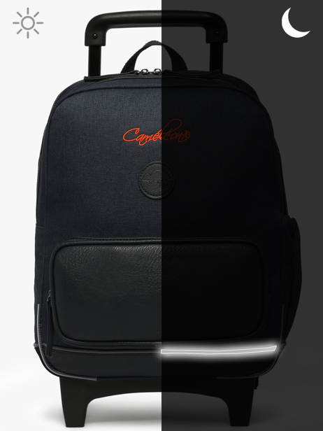 2-compartment Wheeled Schoolbag Cameleon Orange vintage urban SR40 other view 8