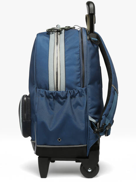 Sac A Dos à Roulettes 2 Compartiments Cameleon Vert vintage urban SR40 vue secondaire 2
