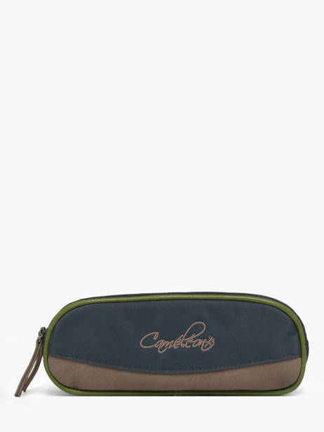Pennenzak Kinderen 2 Compartimenten Cameleon Grijs vintage urban VIB-TROU