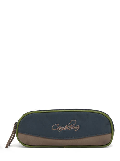 Pencil Case For Kids 2 Compartments Cameleon Gray vintage urban VIB-TROU other view 3
