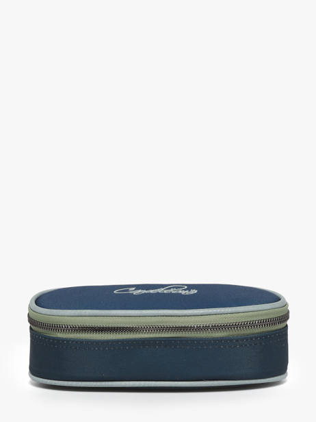 Trousse 1 Compartiment Cameleon Bleu vintage urban PLUM