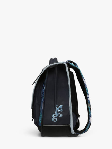 Cartable Enfant 2 Compartiments Cameleon Bleu actual BAS-CA35 vue secondaire 2