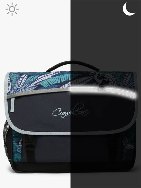 Cartable Enfant 2 Compartiments Cameleon Bleu actual BAS-CA35 vue secondaire 7