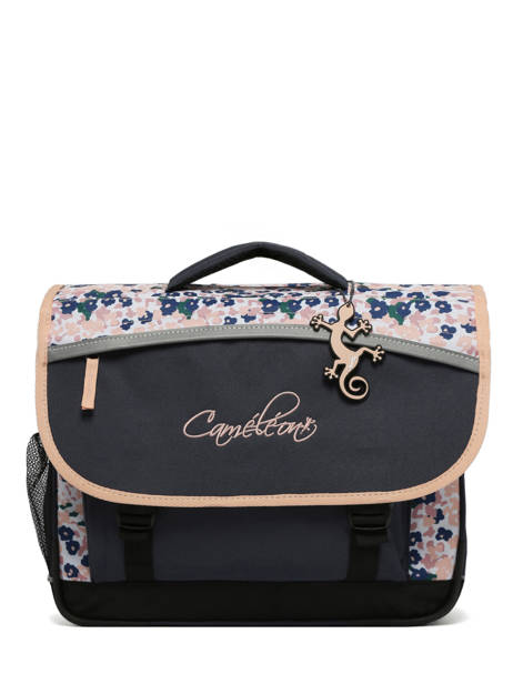 Boekentas Kind 2 Compartimenten Cameleon Blauw actual CA38 ander zicht 6