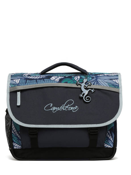 Boekentas Kind 2 Compartimenten Cameleon Blauw actual CA38 ander zicht 6