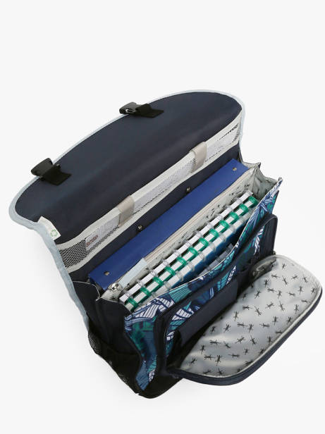 Wheeled Schoolbag For Kids 2 Compartments Cameleon Blue actual CR38 other view 3