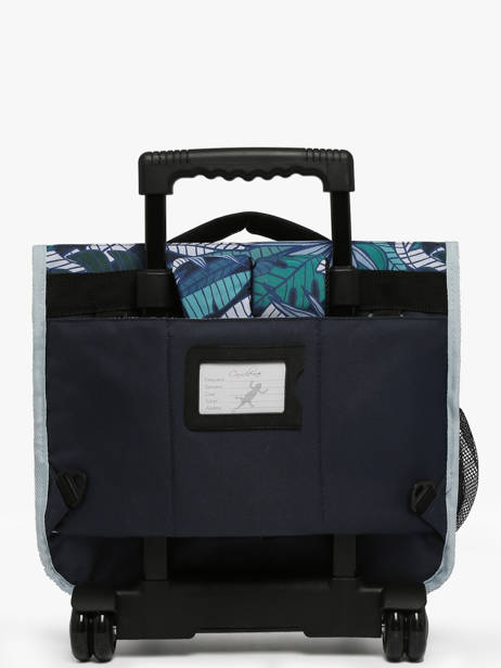 Wheeled Schoolbag For Kids 2 Compartments Cameleon Blue actual CR38 other view 5