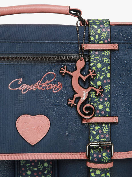 Rugzak Vintage Fantasy 2 Compartimenten Cameleon Blauw vintage fantasy SD39 ander zicht 6