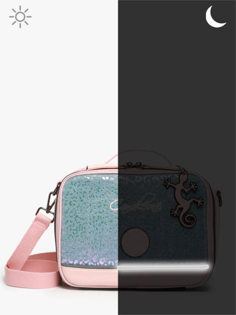 Sac Gouter 1 Compartiment Cameleon Bleu vintage fantasy PBVGBL24 vue secondaire 5