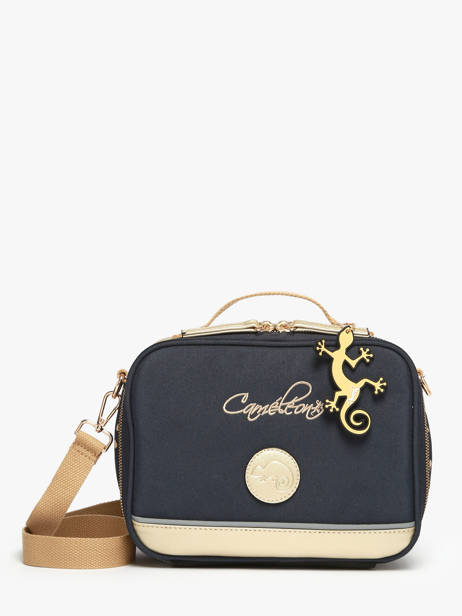 Lunchtas 1 Compartiment Cameleon Blauw vintage fantasy PBVGBL24