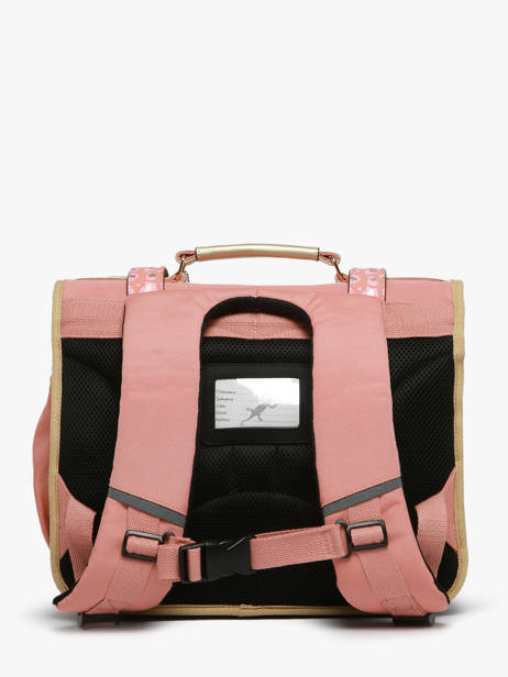 Cartable 2 Compartiments Cameleon Rose vintage fantasy PBVGCA35 vue secondaire 4