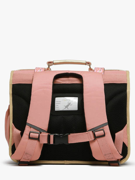 Cartable 2 Compartiments Cameleon Rose vintage fantasy PBVGCA38 vue secondaire 4