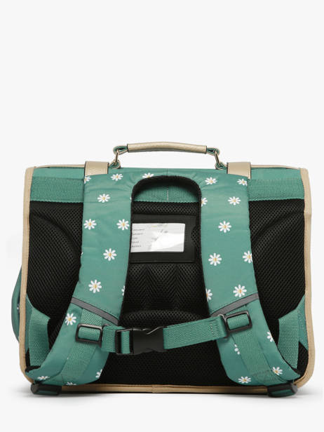 Cartable 2 Compartiments Cameleon Vert vintage fantasy PBVGCA38 vue secondaire 4